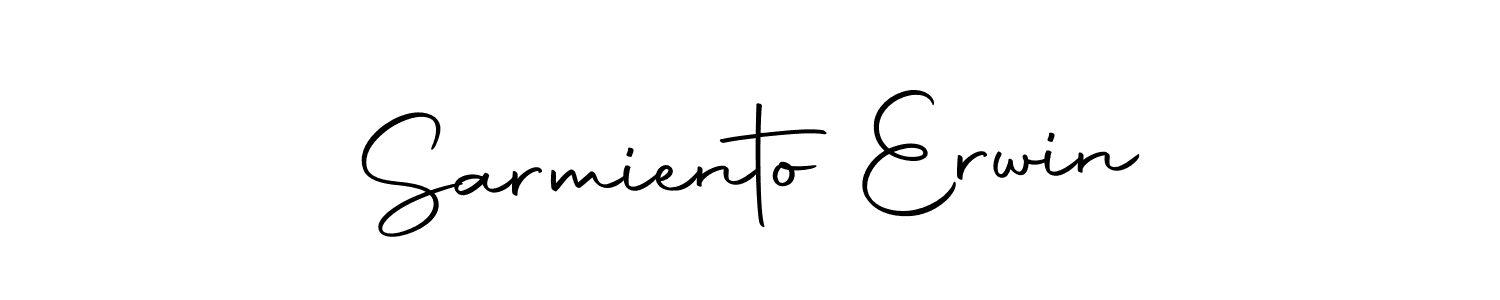 Here are the top 10 professional signature styles for the name Sarmiento Erwin. These are the best autograph styles you can use for your name. Sarmiento Erwin signature style 10 images and pictures png