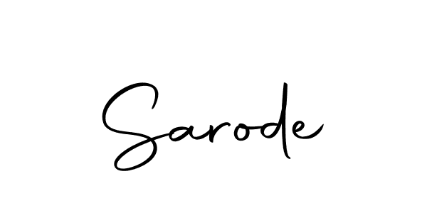 Here are the top 10 professional signature styles for the name Sarode. These are the best autograph styles you can use for your name. Sarode signature style 10 images and pictures png