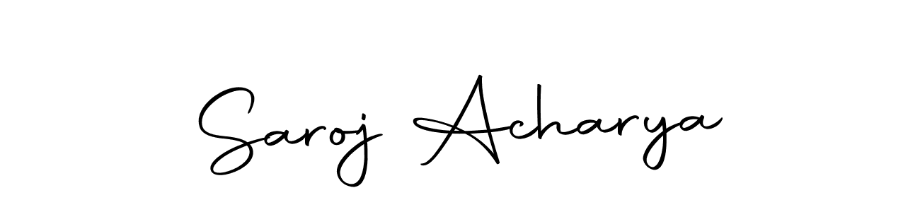 if you are searching for the best signature style for your name Saroj Acharya. so please give up your signature search. here we have designed multiple signature styles  using Autography-DOLnW. Saroj Acharya signature style 10 images and pictures png