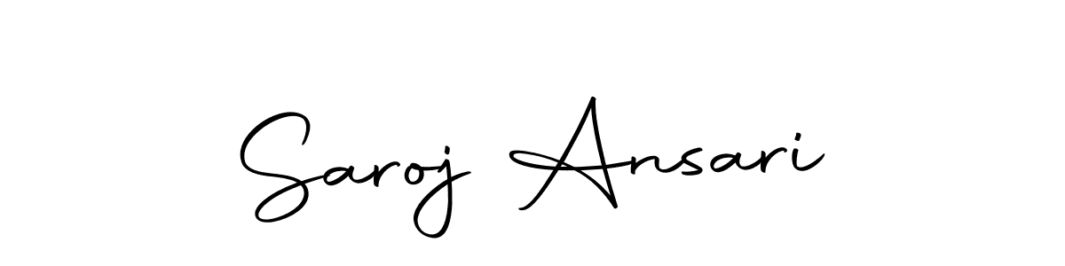 Make a short Saroj Ansari signature style. Manage your documents anywhere anytime using Autography-DOLnW. Create and add eSignatures, submit forms, share and send files easily. Saroj Ansari signature style 10 images and pictures png