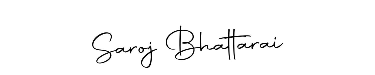 Make a beautiful signature design for name Saroj Bhattarai. With this signature (Autography-DOLnW) style, you can create a handwritten signature for free. Saroj Bhattarai signature style 10 images and pictures png