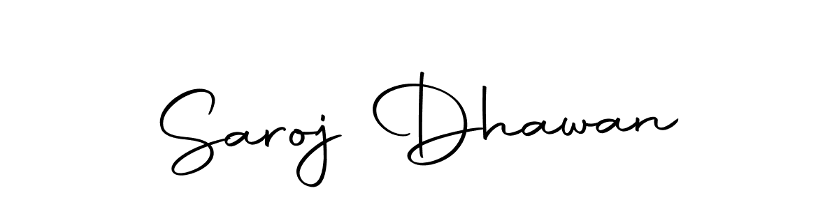 You should practise on your own different ways (Autography-DOLnW) to write your name (Saroj Dhawan) in signature. don't let someone else do it for you. Saroj Dhawan signature style 10 images and pictures png