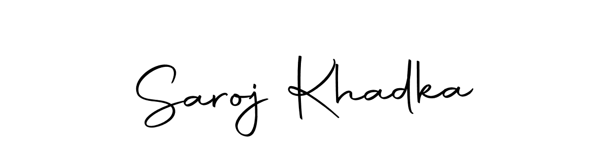 How to make Saroj Khadka signature? Autography-DOLnW is a professional autograph style. Create handwritten signature for Saroj Khadka name. Saroj Khadka signature style 10 images and pictures png