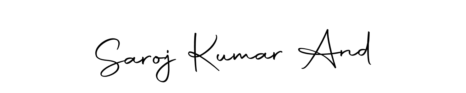 You should practise on your own different ways (Autography-DOLnW) to write your name (Saroj Kumar And) in signature. don't let someone else do it for you. Saroj Kumar And signature style 10 images and pictures png