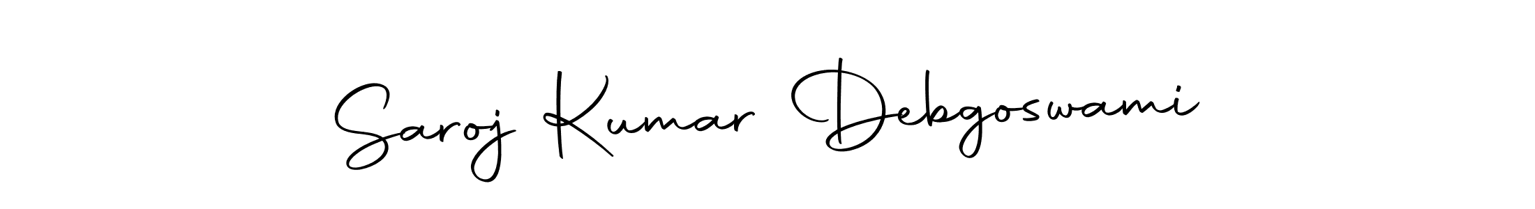 Create a beautiful signature design for name Saroj Kumar Debgoswami. With this signature (Autography-DOLnW) fonts, you can make a handwritten signature for free. Saroj Kumar Debgoswami signature style 10 images and pictures png