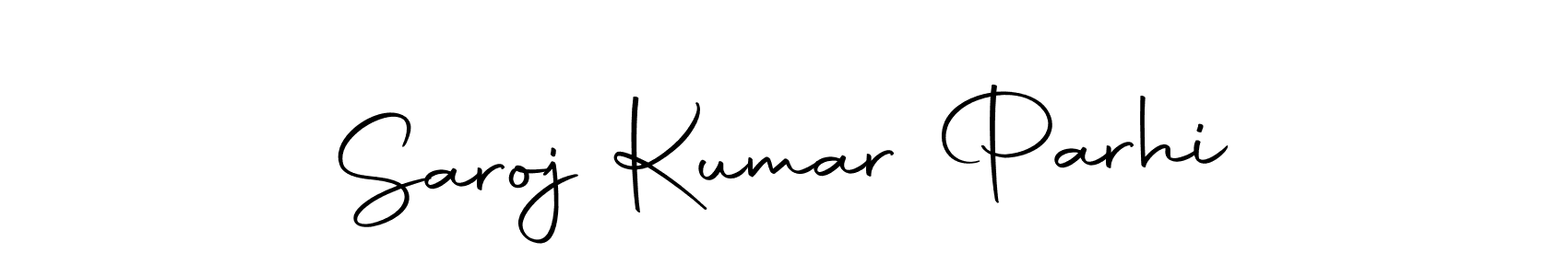 You should practise on your own different ways (Autography-DOLnW) to write your name (Saroj Kumar Parhi) in signature. don't let someone else do it for you. Saroj Kumar Parhi signature style 10 images and pictures png