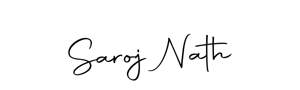 Design your own signature with our free online signature maker. With this signature software, you can create a handwritten (Autography-DOLnW) signature for name Saroj Nath. Saroj Nath signature style 10 images and pictures png