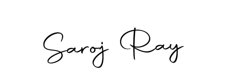 How to make Saroj Ray name signature. Use Autography-DOLnW style for creating short signs online. This is the latest handwritten sign. Saroj Ray signature style 10 images and pictures png