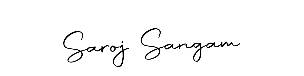The best way (Autography-DOLnW) to make a short signature is to pick only two or three words in your name. The name Saroj Sangam include a total of six letters. For converting this name. Saroj Sangam signature style 10 images and pictures png