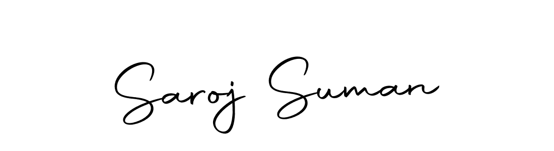 How to make Saroj Suman signature? Autography-DOLnW is a professional autograph style. Create handwritten signature for Saroj Suman name. Saroj Suman signature style 10 images and pictures png