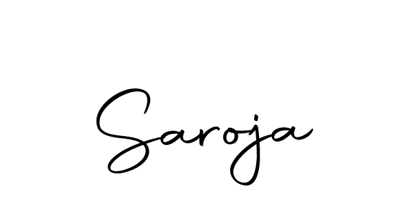 if you are searching for the best signature style for your name Saroja. so please give up your signature search. here we have designed multiple signature styles  using Autography-DOLnW. Saroja signature style 10 images and pictures png