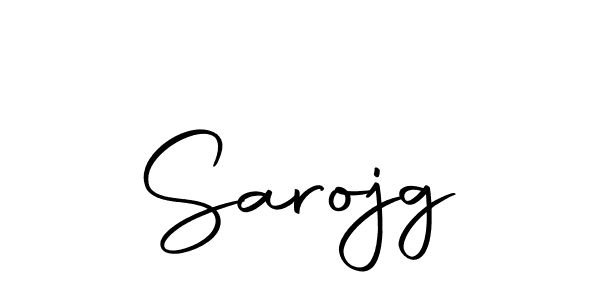 Make a beautiful signature design for name Sarojg. Use this online signature maker to create a handwritten signature for free. Sarojg signature style 10 images and pictures png