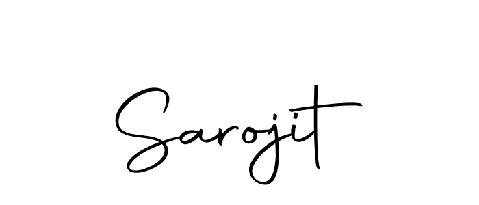 Create a beautiful signature design for name Sarojit. With this signature (Autography-DOLnW) fonts, you can make a handwritten signature for free. Sarojit signature style 10 images and pictures png