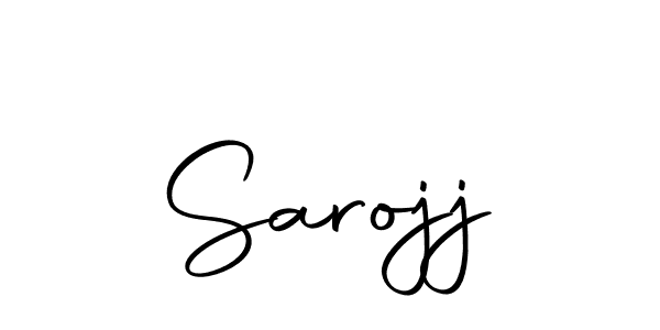 Use a signature maker to create a handwritten signature online. With this signature software, you can design (Autography-DOLnW) your own signature for name Sarojj. Sarojj signature style 10 images and pictures png