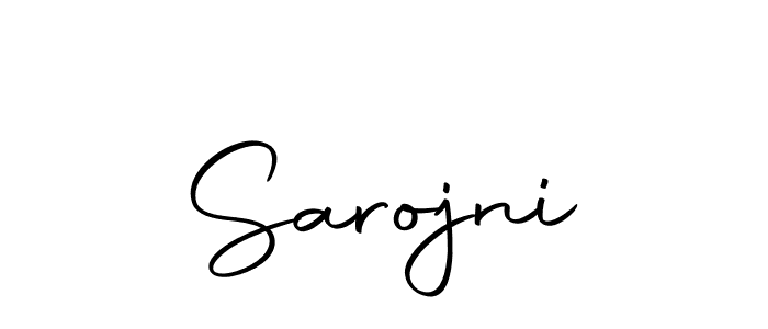 Sarojni stylish signature style. Best Handwritten Sign (Autography-DOLnW) for my name. Handwritten Signature Collection Ideas for my name Sarojni. Sarojni signature style 10 images and pictures png