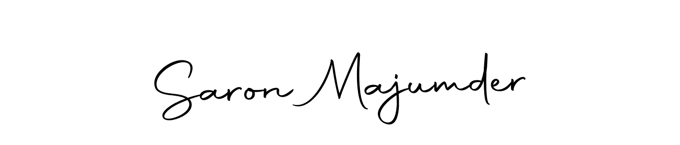 Saron Majumder stylish signature style. Best Handwritten Sign (Autography-DOLnW) for my name. Handwritten Signature Collection Ideas for my name Saron Majumder. Saron Majumder signature style 10 images and pictures png