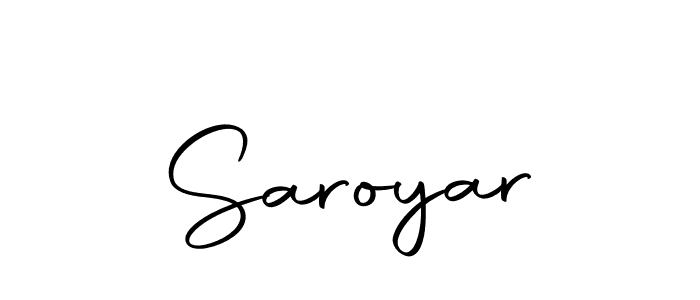 Make a beautiful signature design for name Saroyar. With this signature (Autography-DOLnW) style, you can create a handwritten signature for free. Saroyar signature style 10 images and pictures png