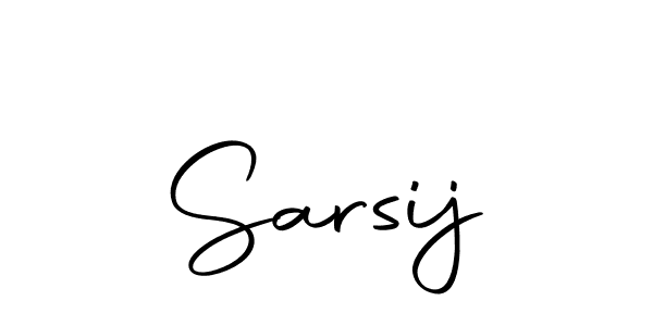 Here are the top 10 professional signature styles for the name Sarsij. These are the best autograph styles you can use for your name. Sarsij signature style 10 images and pictures png