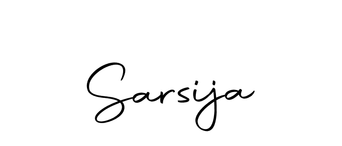 How to make Sarsija name signature. Use Autography-DOLnW style for creating short signs online. This is the latest handwritten sign. Sarsija signature style 10 images and pictures png