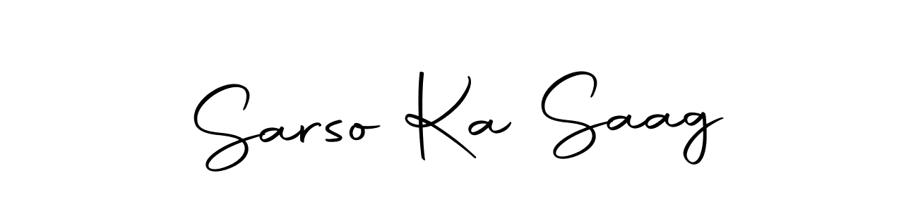 The best way (Autography-DOLnW) to make a short signature is to pick only two or three words in your name. The name Sarso Ka Saag include a total of six letters. For converting this name. Sarso Ka Saag signature style 10 images and pictures png