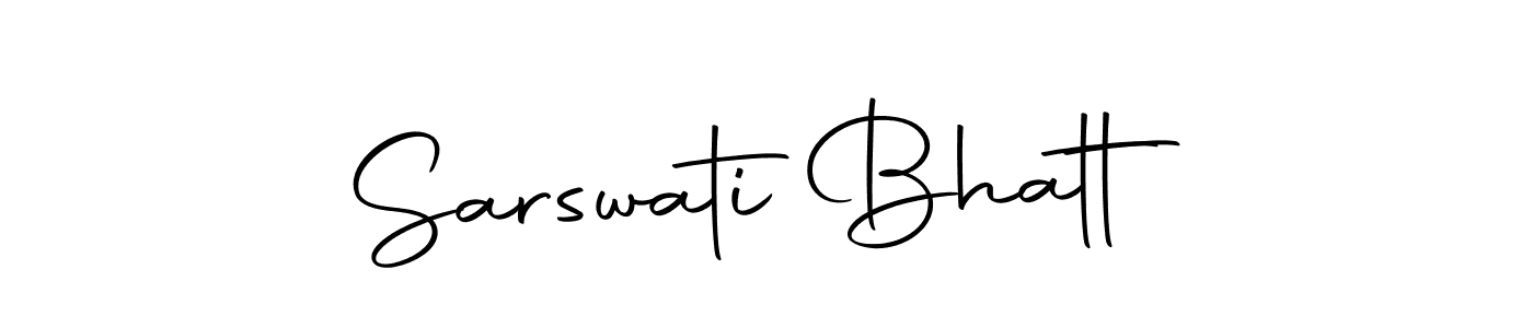 Make a beautiful signature design for name Sarswati Bhatt. Use this online signature maker to create a handwritten signature for free. Sarswati Bhatt signature style 10 images and pictures png