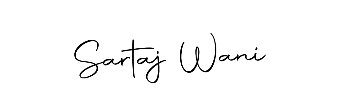 How to make Sartaj Wani name signature. Use Autography-DOLnW style for creating short signs online. This is the latest handwritten sign. Sartaj Wani signature style 10 images and pictures png
