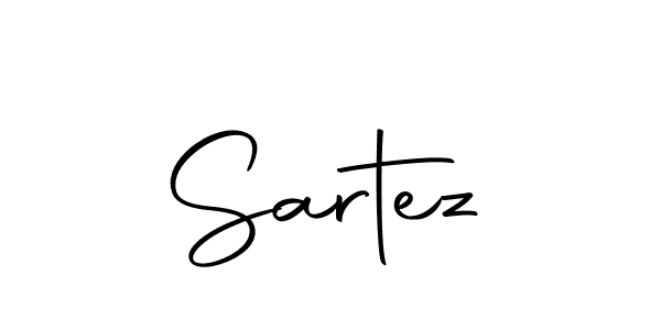 How to make Sartez signature? Autography-DOLnW is a professional autograph style. Create handwritten signature for Sartez name. Sartez signature style 10 images and pictures png