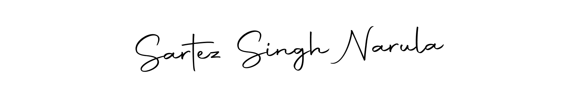 Similarly Autography-DOLnW is the best handwritten signature design. Signature creator online .You can use it as an online autograph creator for name Sartez Singh Narula. Sartez Singh Narula signature style 10 images and pictures png