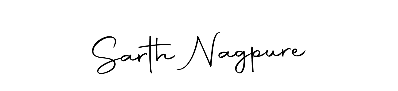 Use a signature maker to create a handwritten signature online. With this signature software, you can design (Autography-DOLnW) your own signature for name Sarth Nagpure. Sarth Nagpure signature style 10 images and pictures png