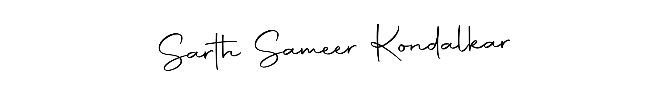 Also You can easily find your signature by using the search form. We will create Sarth Sameer Kondalkar name handwritten signature images for you free of cost using Autography-DOLnW sign style. Sarth Sameer Kondalkar signature style 10 images and pictures png