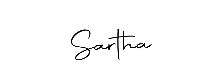 How to make Sarthaक name signature. Use Autography-DOLnW style for creating short signs online. This is the latest handwritten sign. Sarthaक signature style 10 images and pictures png