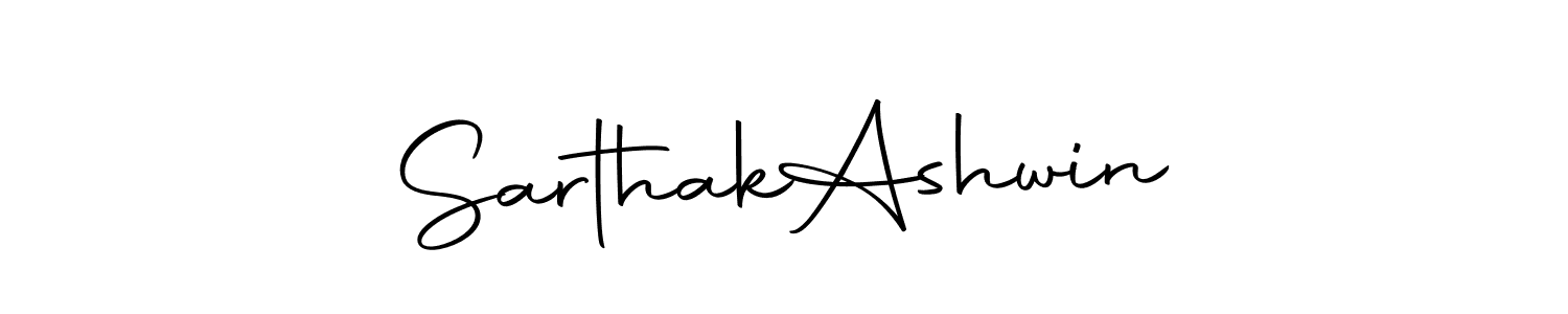 Also we have Sarthak  Ashwin name is the best signature style. Create professional handwritten signature collection using Autography-DOLnW autograph style. Sarthak  Ashwin signature style 10 images and pictures png