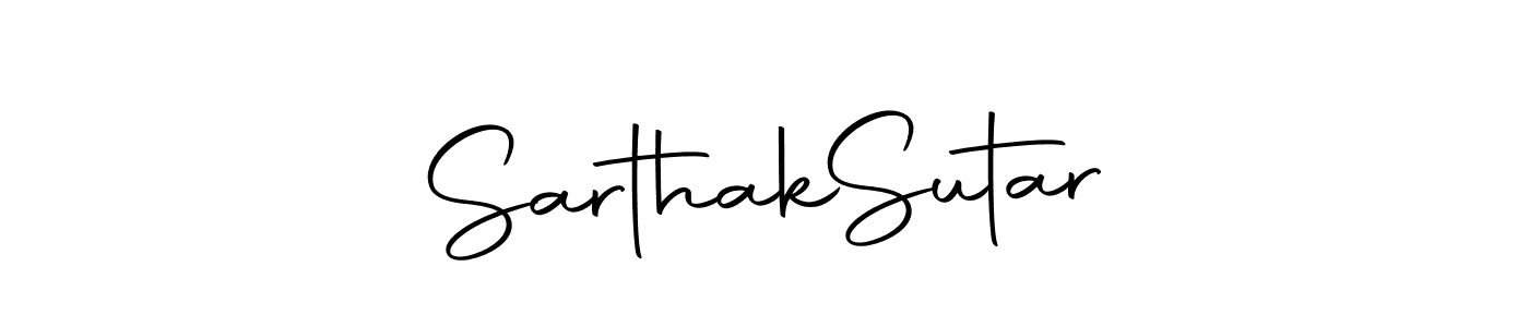 Create a beautiful signature design for name Sarthak  Sutar. With this signature (Autography-DOLnW) fonts, you can make a handwritten signature for free. Sarthak  Sutar signature style 10 images and pictures png