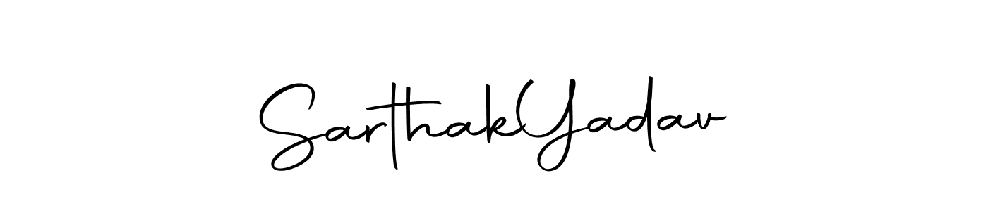 if you are searching for the best signature style for your name Sarthak  Yadav. so please give up your signature search. here we have designed multiple signature styles  using Autography-DOLnW. Sarthak  Yadav signature style 10 images and pictures png