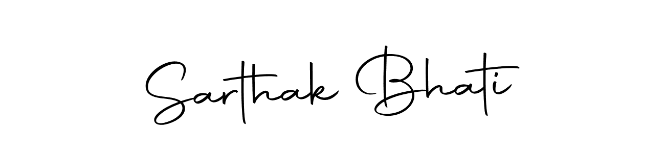 Here are the top 10 professional signature styles for the name Sarthak Bhati. These are the best autograph styles you can use for your name. Sarthak Bhati signature style 10 images and pictures png