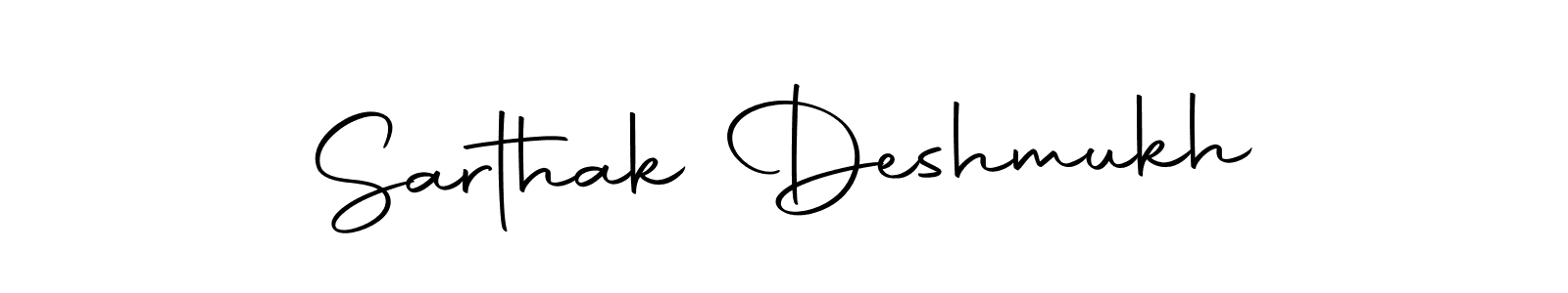 Make a beautiful signature design for name Sarthak Deshmukh. Use this online signature maker to create a handwritten signature for free. Sarthak Deshmukh signature style 10 images and pictures png