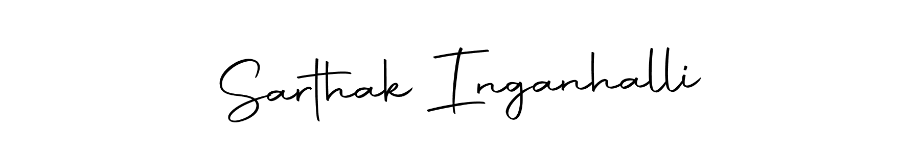 Design your own signature with our free online signature maker. With this signature software, you can create a handwritten (Autography-DOLnW) signature for name Sarthak Inganhalli. Sarthak Inganhalli signature style 10 images and pictures png