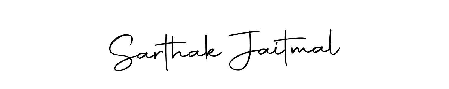 Make a beautiful signature design for name Sarthak Jaitmal. With this signature (Autography-DOLnW) style, you can create a handwritten signature for free. Sarthak Jaitmal signature style 10 images and pictures png