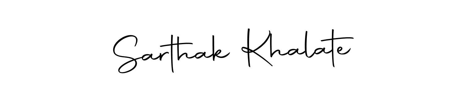 The best way (Autography-DOLnW) to make a short signature is to pick only two or three words in your name. The name Sarthak Khalate include a total of six letters. For converting this name. Sarthak Khalate signature style 10 images and pictures png