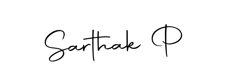 It looks lik you need a new signature style for name Sarthak P. Design unique handwritten (Autography-DOLnW) signature with our free signature maker in just a few clicks. Sarthak P signature style 10 images and pictures png