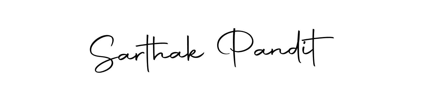 You should practise on your own different ways (Autography-DOLnW) to write your name (Sarthak Pandit) in signature. don't let someone else do it for you. Sarthak Pandit signature style 10 images and pictures png