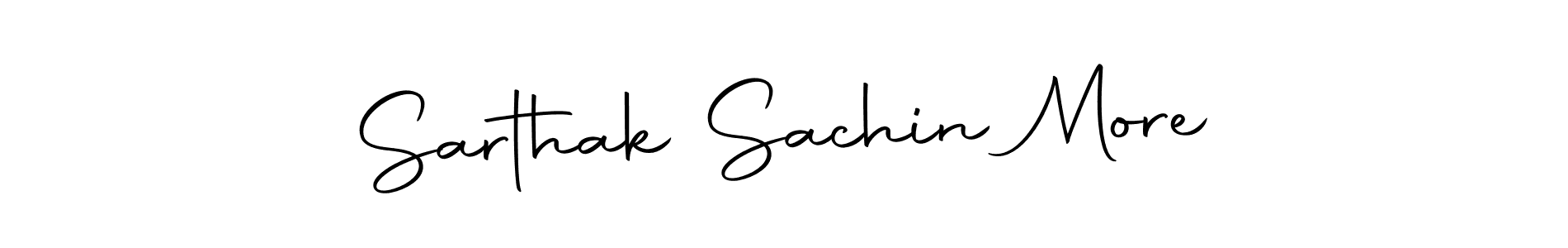 Use a signature maker to create a handwritten signature online. With this signature software, you can design (Autography-DOLnW) your own signature for name Sarthak Sachin More. Sarthak Sachin More signature style 10 images and pictures png