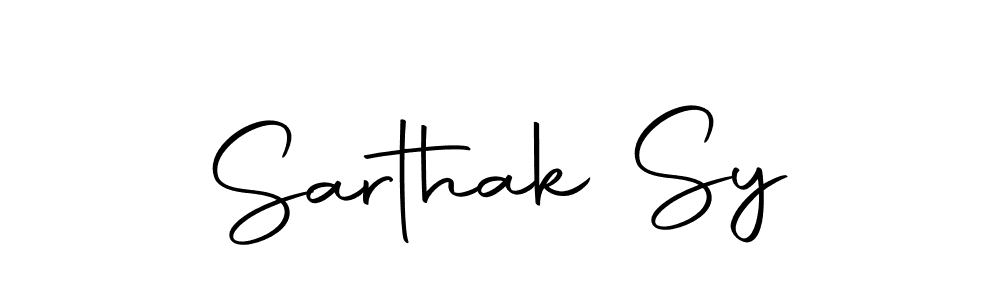 You can use this online signature creator to create a handwritten signature for the name Sarthak Sy. This is the best online autograph maker. Sarthak Sy signature style 10 images and pictures png