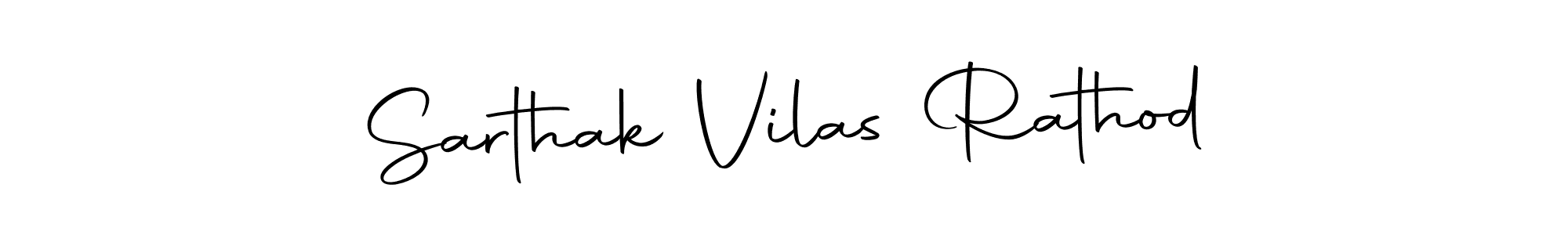 Design your own signature with our free online signature maker. With this signature software, you can create a handwritten (Autography-DOLnW) signature for name Sarthak Vilas Rathod. Sarthak Vilas Rathod signature style 10 images and pictures png