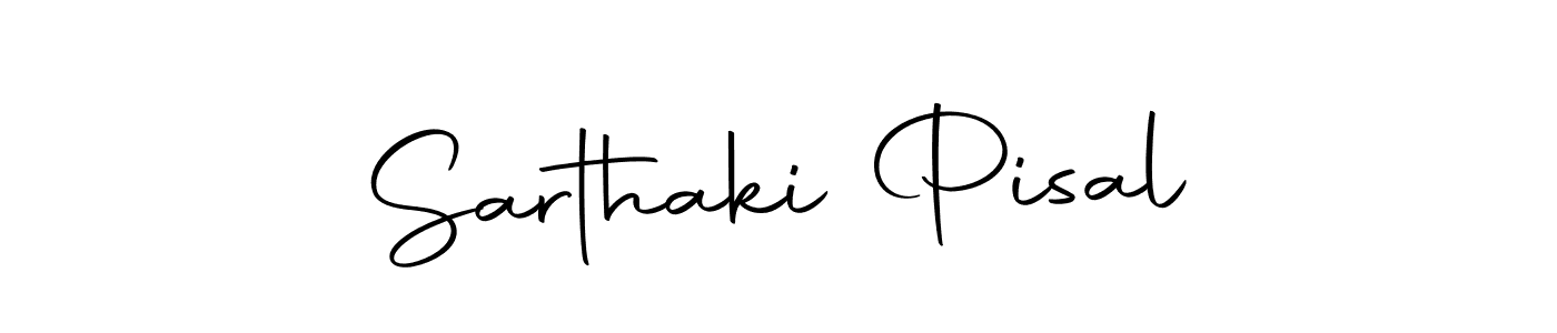 The best way (Autography-DOLnW) to make a short signature is to pick only two or three words in your name. The name Sarthaki Pisal include a total of six letters. For converting this name. Sarthaki Pisal signature style 10 images and pictures png