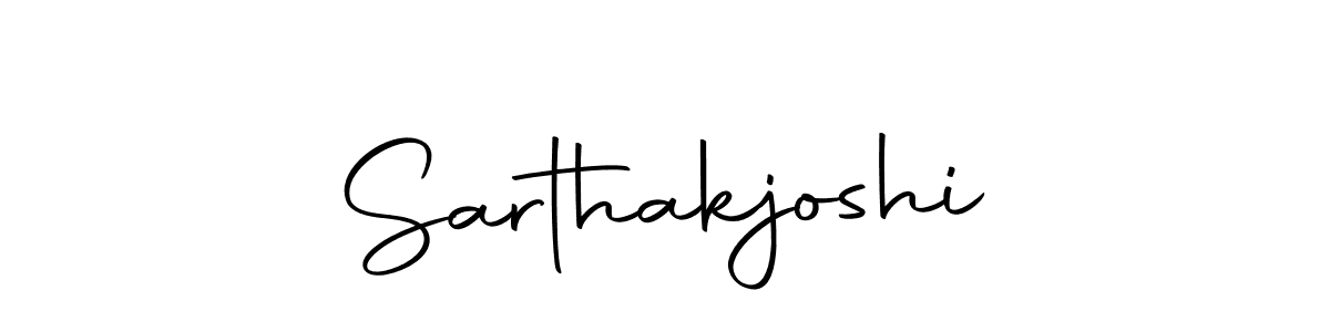 Create a beautiful signature design for name Sarthakjoshi. With this signature (Autography-DOLnW) fonts, you can make a handwritten signature for free. Sarthakjoshi signature style 10 images and pictures png