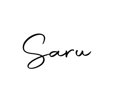 How to make Saru signature? Autography-DOLnW is a professional autograph style. Create handwritten signature for Saru name. Saru signature style 10 images and pictures png