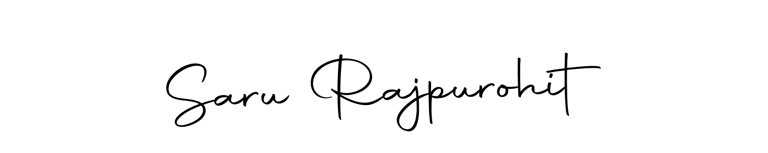 Create a beautiful signature design for name Saru Rajpurohit. With this signature (Autography-DOLnW) fonts, you can make a handwritten signature for free. Saru Rajpurohit signature style 10 images and pictures png