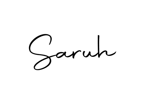 Make a beautiful signature design for name Saruh. With this signature (Autography-DOLnW) style, you can create a handwritten signature for free. Saruh signature style 10 images and pictures png