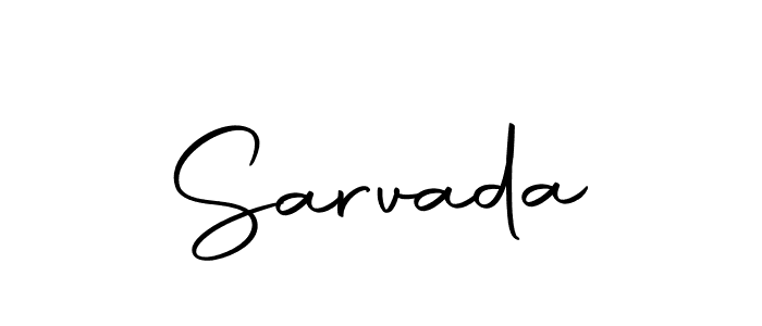 How to make Sarvada name signature. Use Autography-DOLnW style for creating short signs online. This is the latest handwritten sign. Sarvada signature style 10 images and pictures png